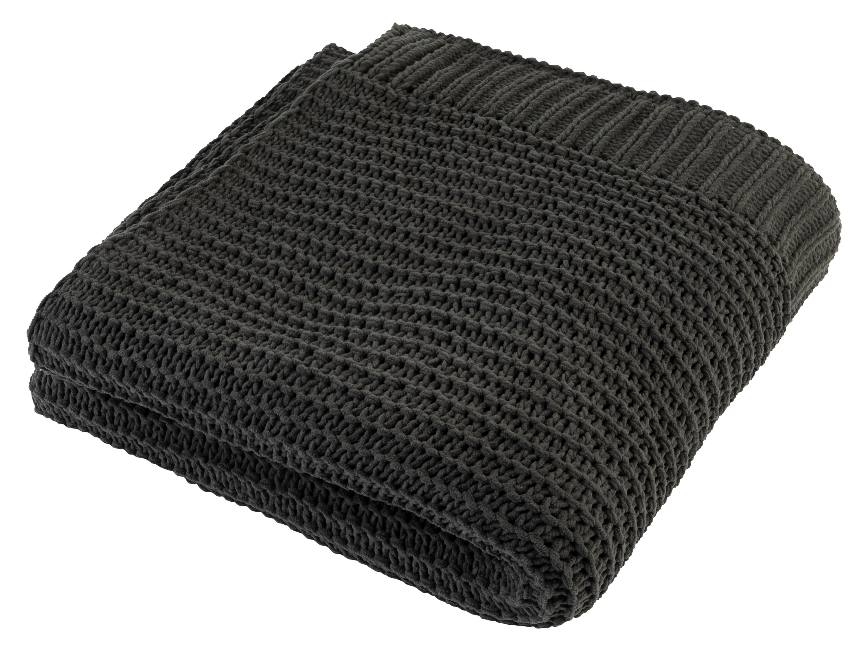 LIVARNO home Kuscheldecke Chenille, 125 x 140 cm (Dunkelgrün)““ | dass ein Textil- oder Lederprodukt auf mehr als 300 Schadstoffe geprüft wurde.““