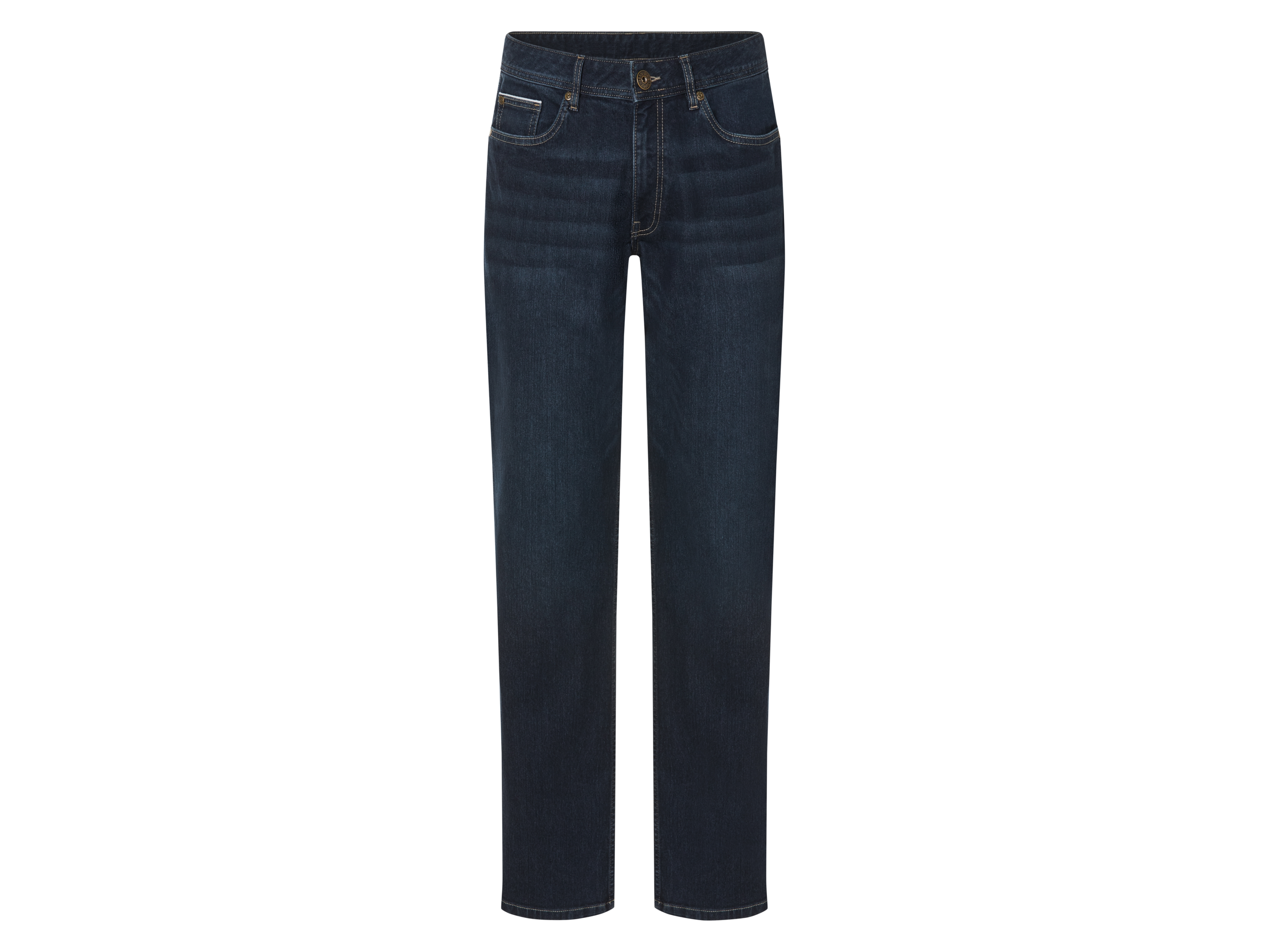 ESMARA MEN Herren Wasserabweisende Premium-Jeans, mit hohem Baumwollanteil (Dunkelblau, 50 (34/32))