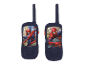Zwei Walkie-Talkies im Spider-Man-Design, eines mit springendem, das andere mit kletterndem Spider-Man.
