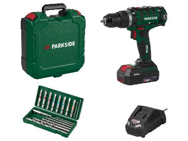 PARKSIDE® 20 V Akku-Bohrschrauber Starterset »PABS 20-Li I9 «, mit Akku und Ladegerät