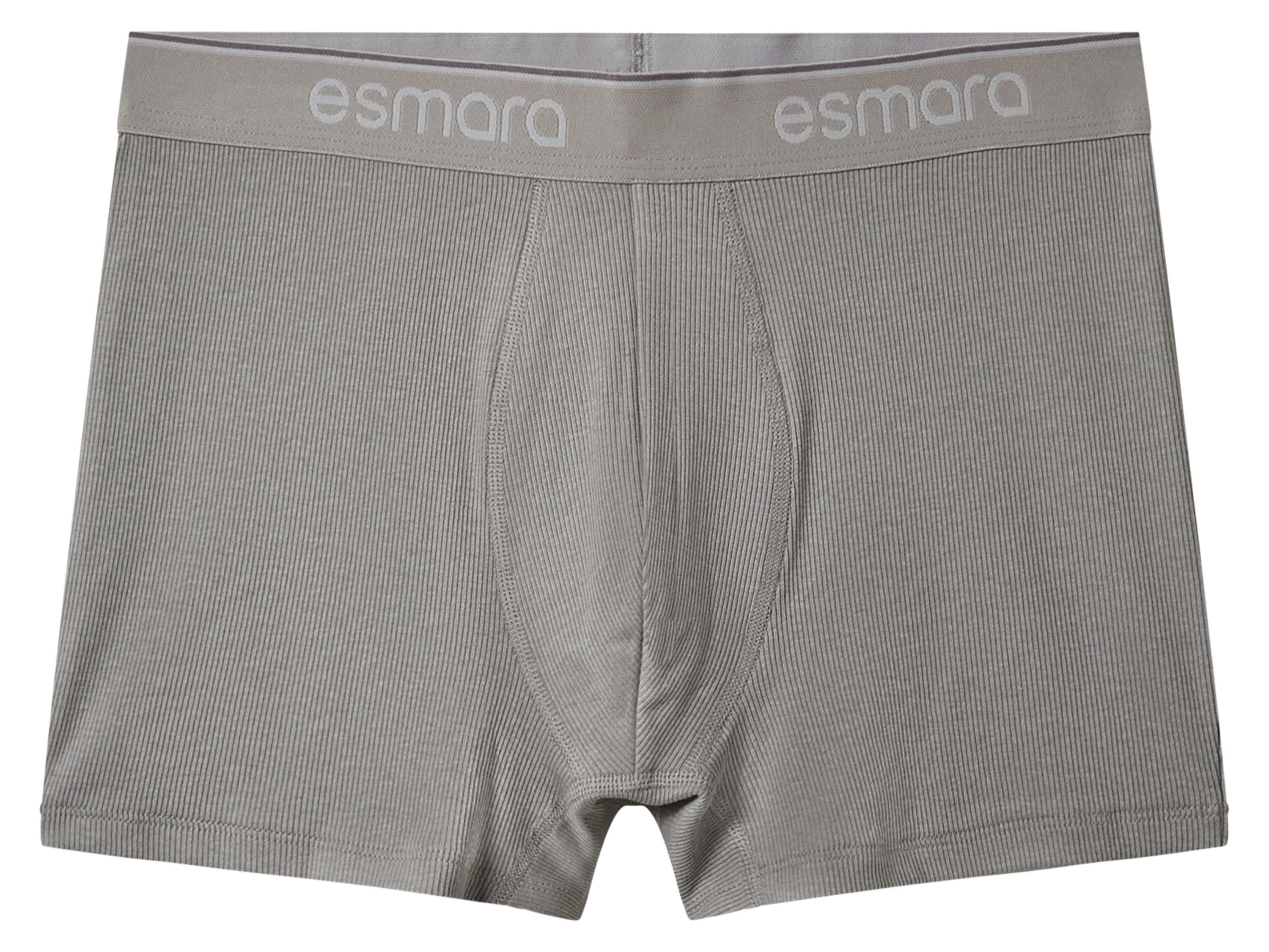 Thumbnail - esmara Men Herren Gerippte Boxer, 3 Stück (schwarz/grün/grau, 4/S)