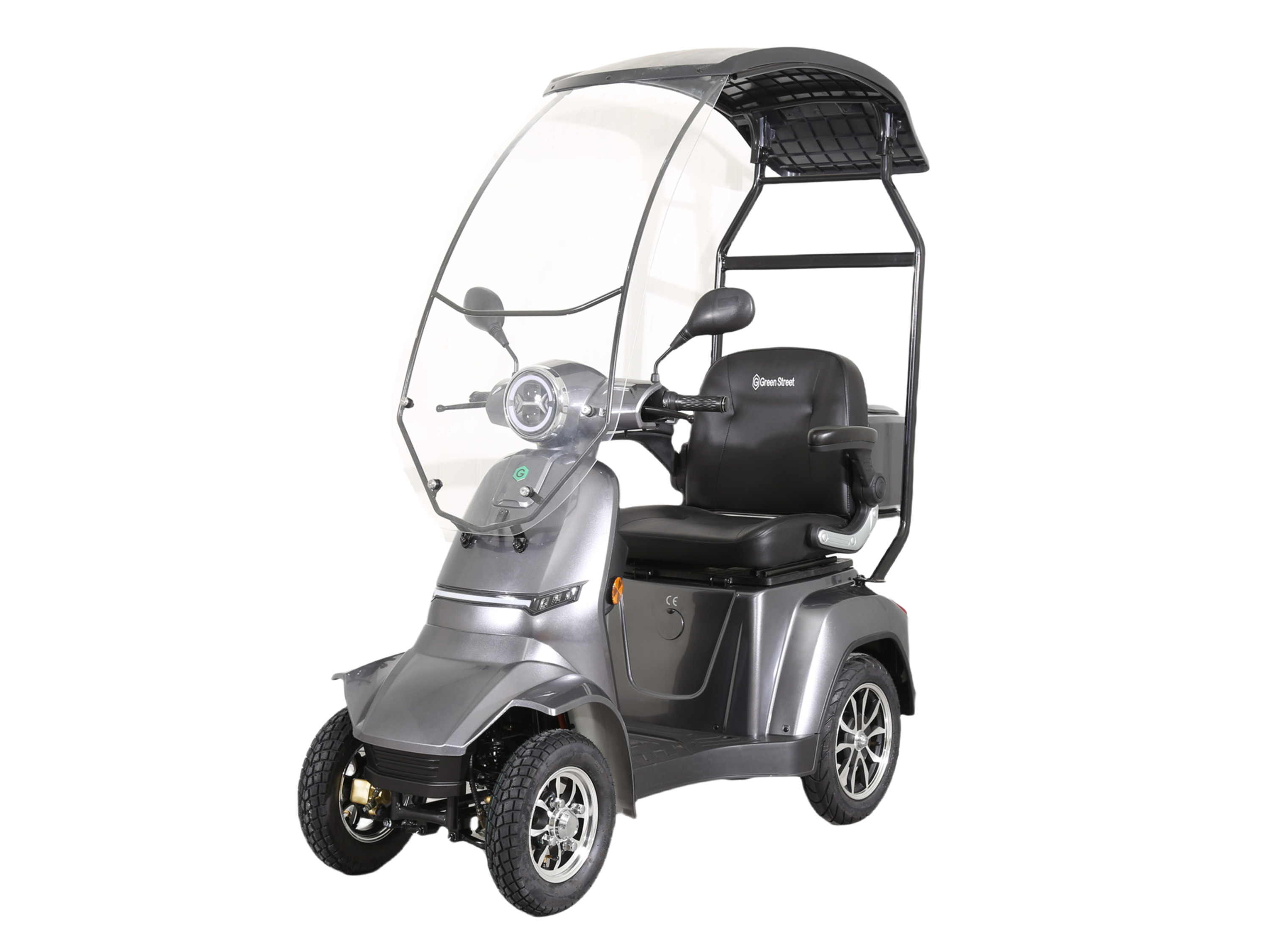 Thumbnail - GreenStreet Elektromobil »E-Mover Deluxe« 1000W 20 km/h inkl. Topcase und Dach