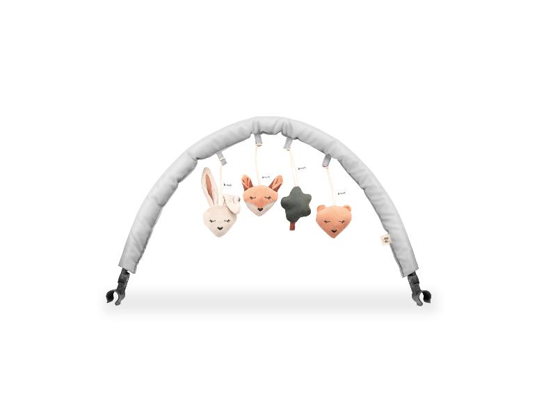 Hauck Spielbogen mit hängenden Tieren für Kinderwagen oder Wippe.