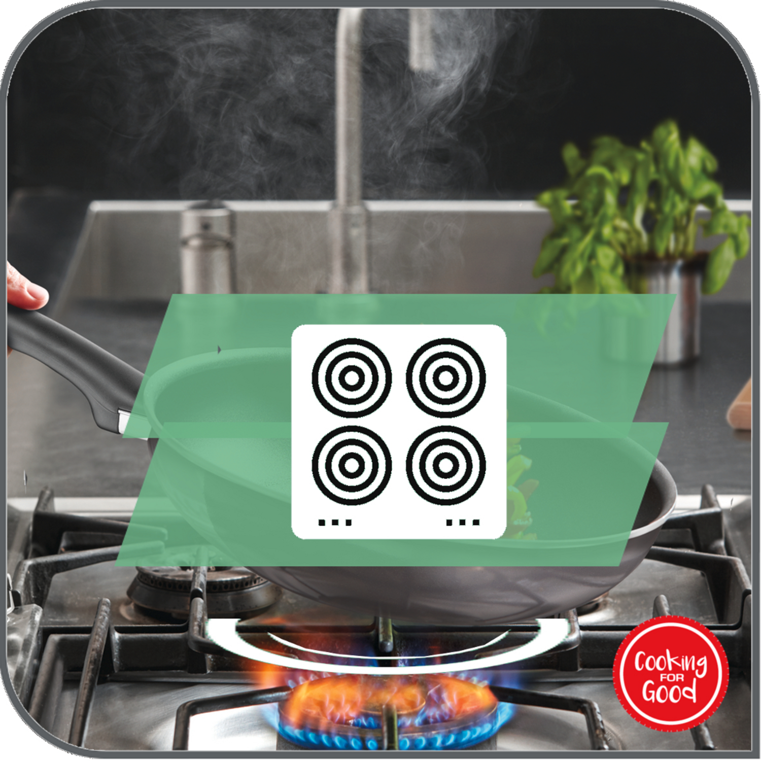 Tefal Pfanne recycled Alu 28 cm Elemental – Bild 4 von 4