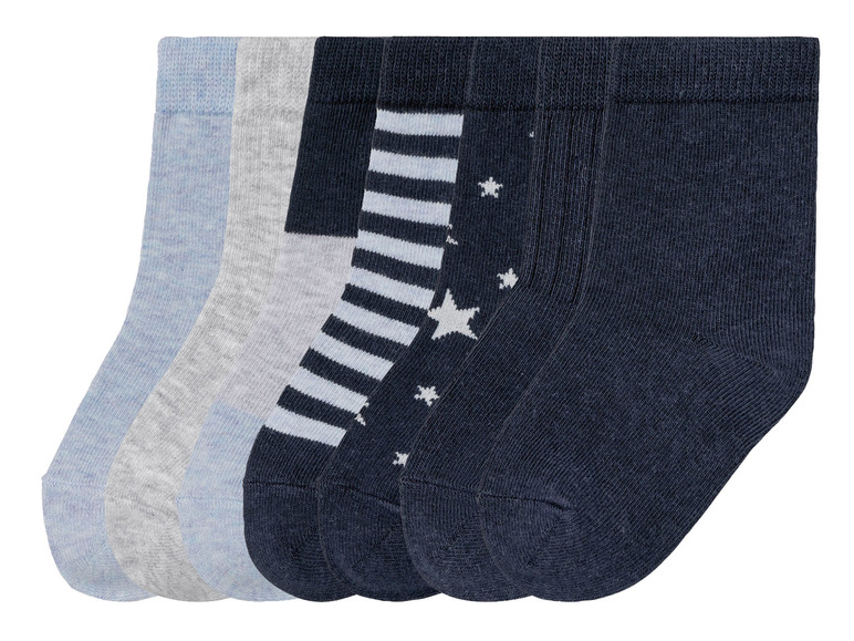 Gehe zu Vollbildansicht: lupilu Kleinkinder Jungen Socken, 7 Paar, hoher Bio-Baumwollanteil - Bild 10