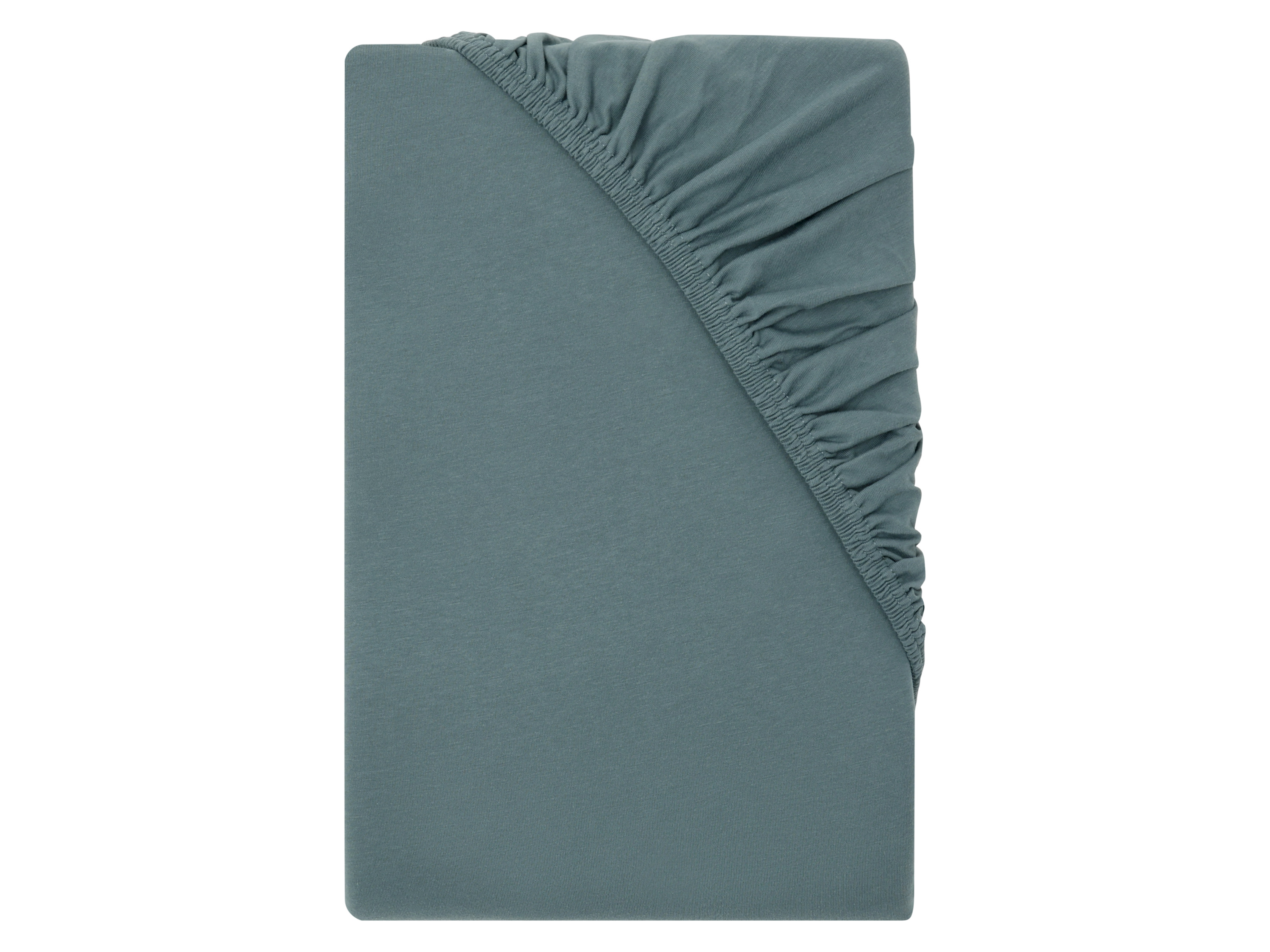 LIVARNO® Jersey-Spannbettlaken, 140-160 x 200 cm (Petrol)