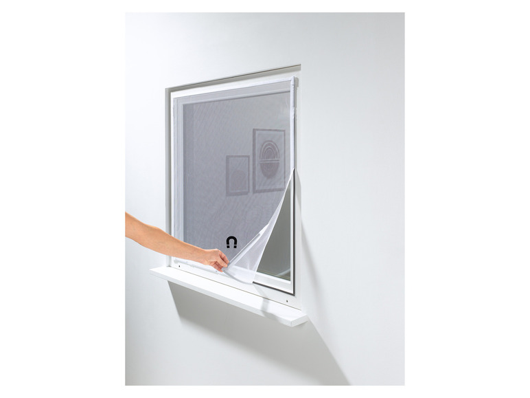 Gehe zu Vollbildansicht: LIVARNO home Insektenschutz-Fenstervorhang mit Magnetverschluss, 130 x 150 cm - Bild 8
