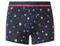 Blaue Boxershorts mit Weihnachtsmotiv von Happy Shorts.
