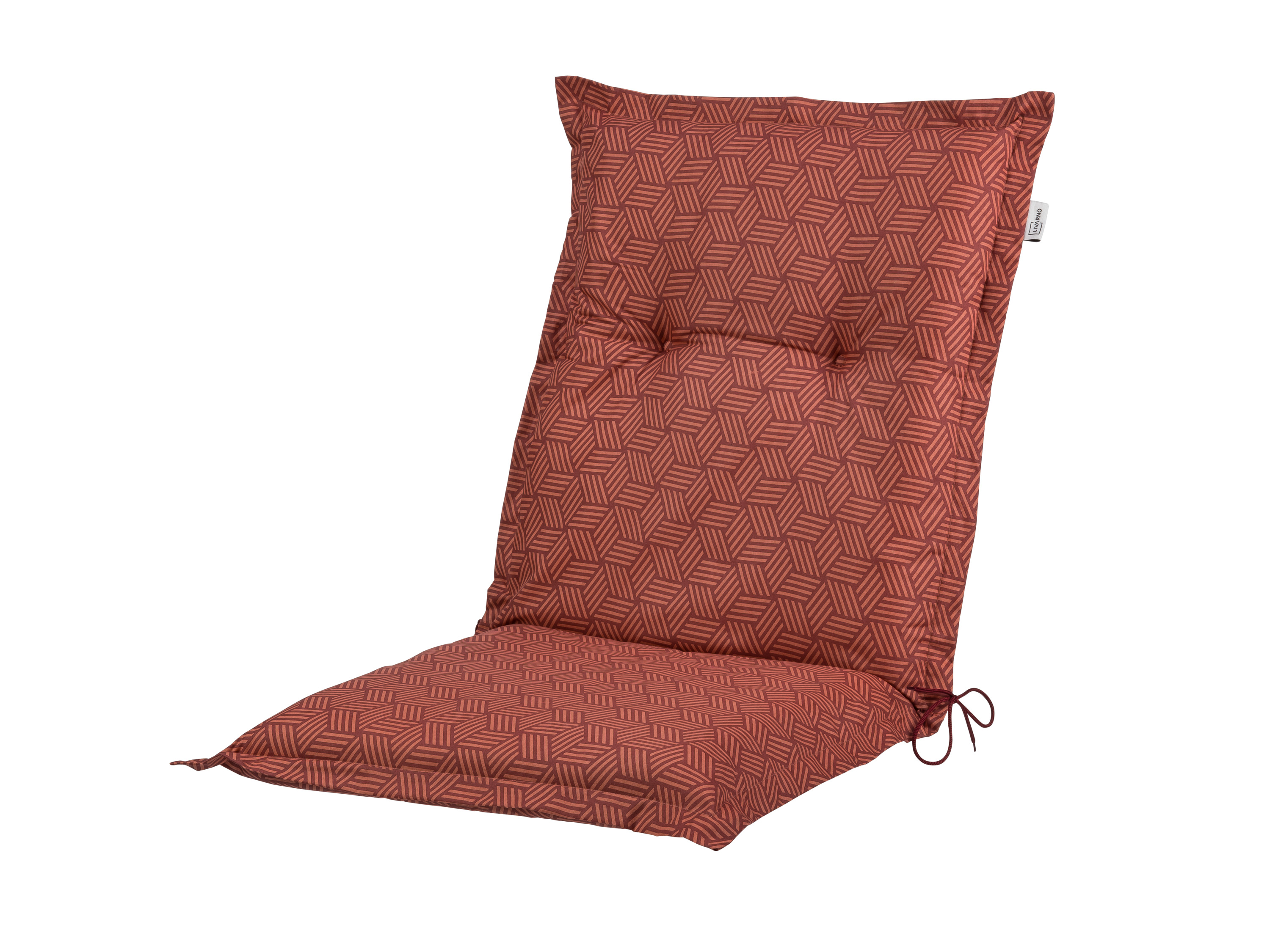 LIVARNO® Polsterauflage Valencia/Miami Niedriglehner (Rot)