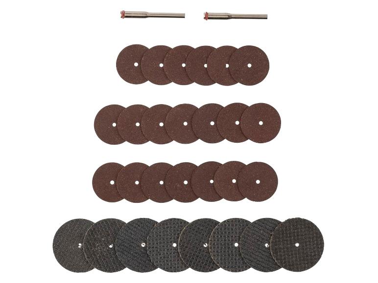 Trennscheiben und Dorne für Rotationswerkzeuge.