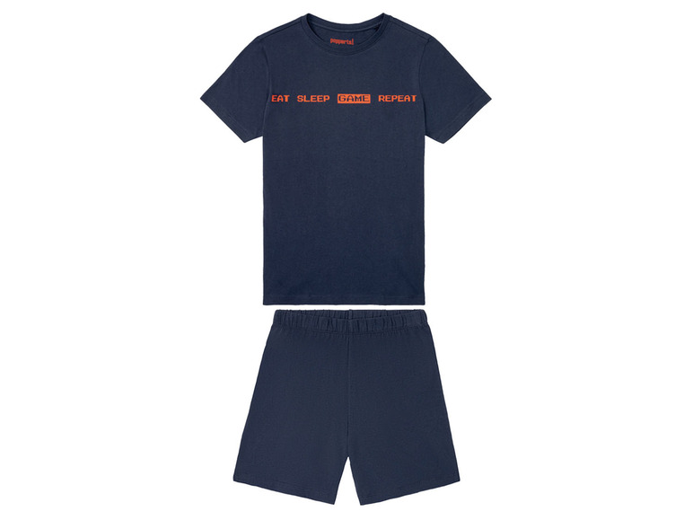 Gehe zu Vollbildansicht: PEPPERTS® Jungen Pyjama, 2 Stück, mit Baumwolle - Bild 10
