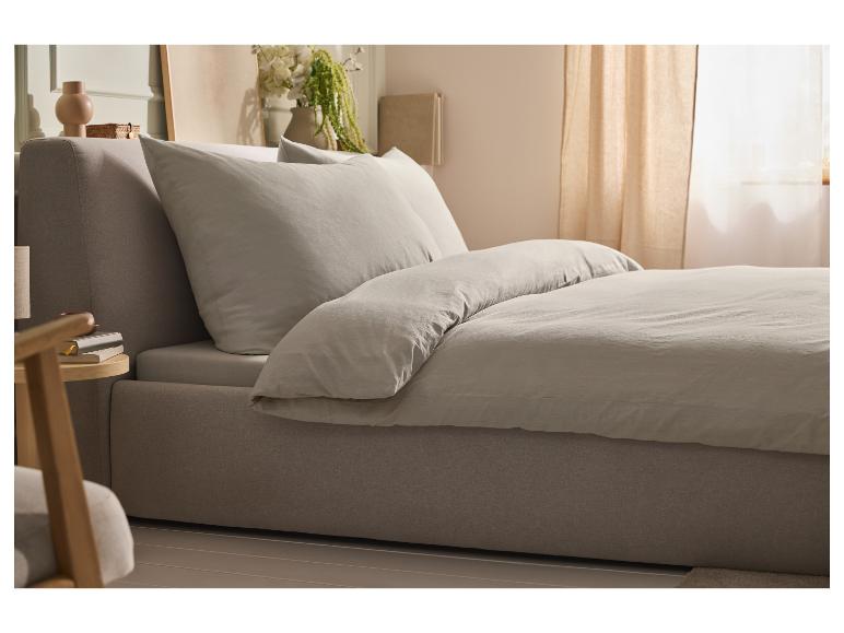 Bettwäsche Baumwoll Leinen King Size 200 x 220 cm