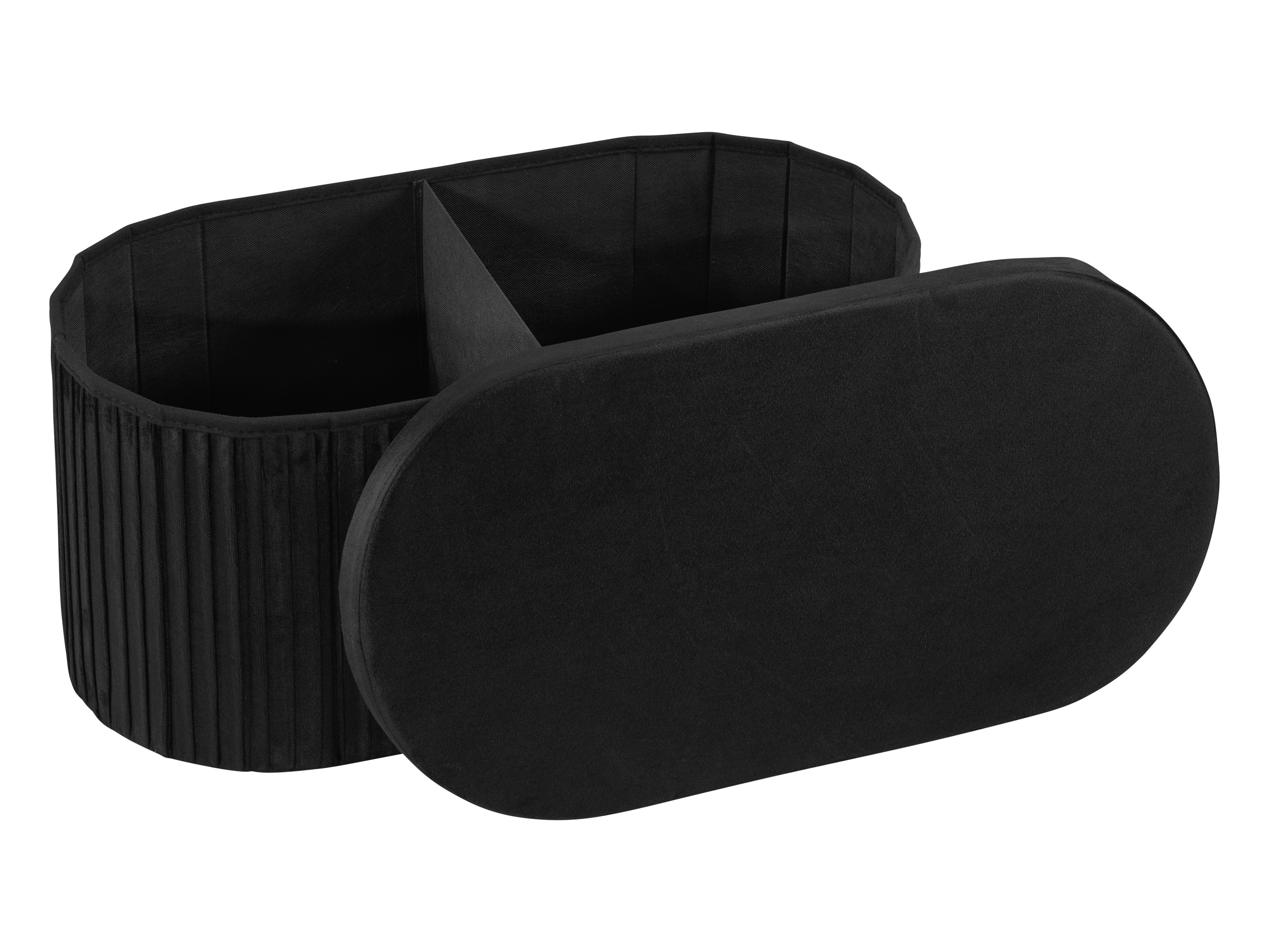 Thumbnail - LIVARNO® Sitzbank aus weichem Samt (Schwarz)