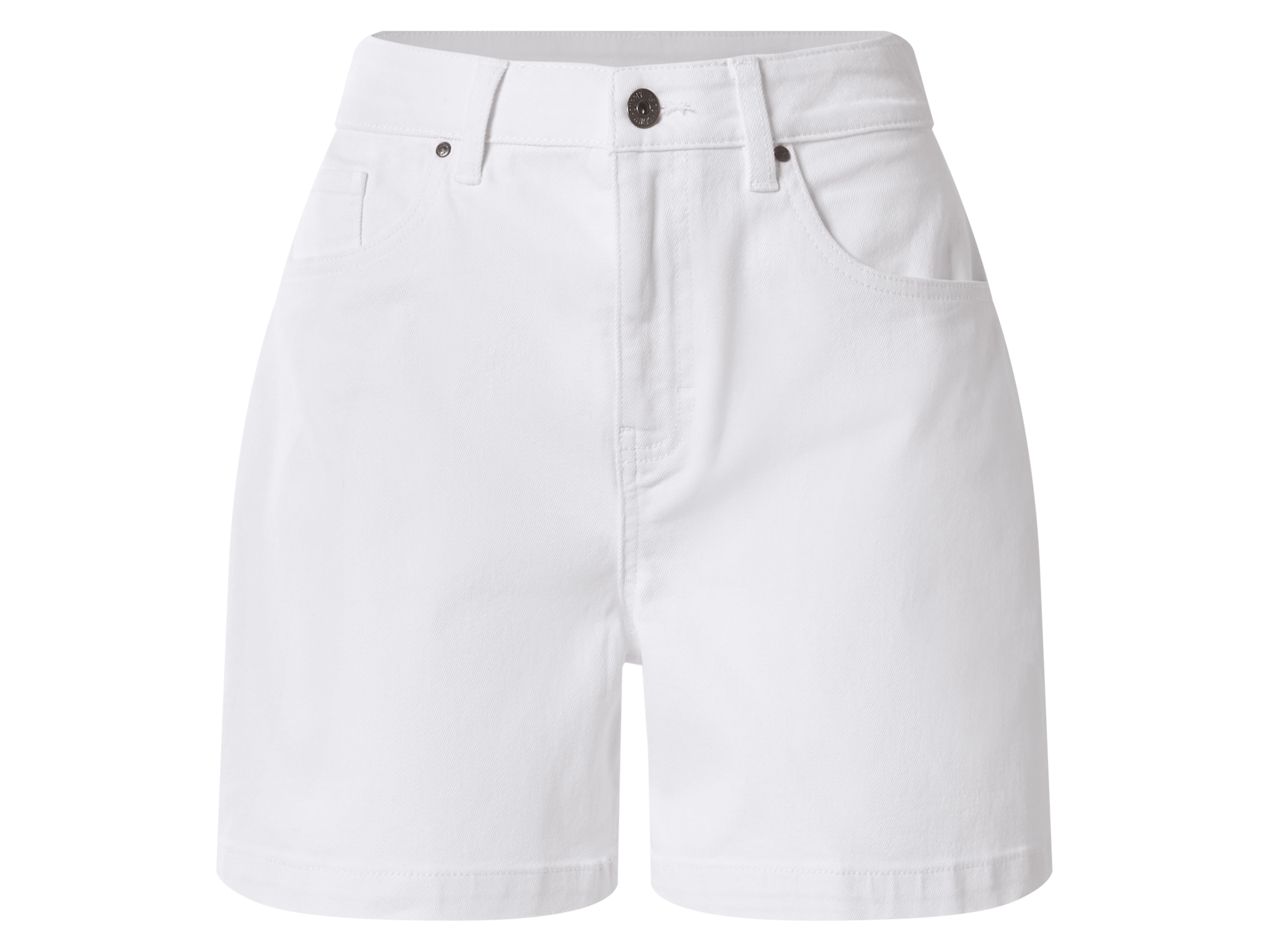 ESMARA® Damen Jeansshorts (Weiß, 42)""