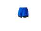 Blaue Sportshorts mit integrierter schwarzer Short