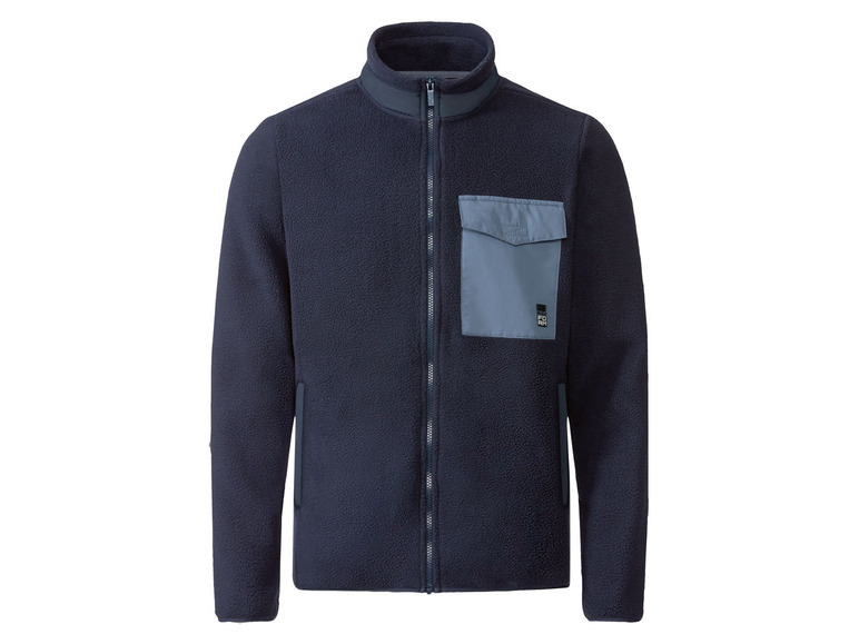Herren Fleecejacke - Reißverschluss mit Stehkragen