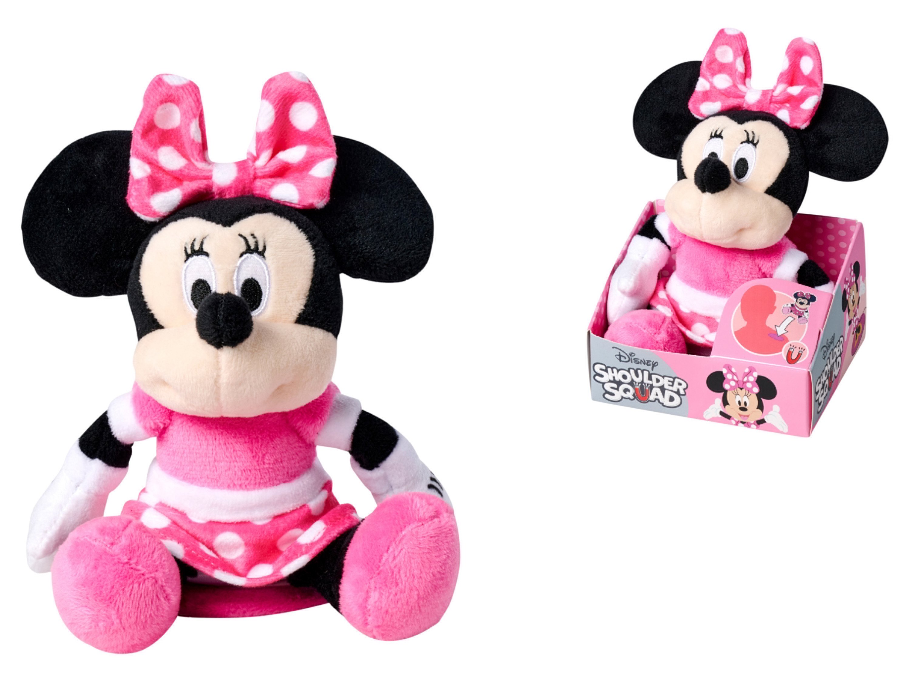 SIMBA Plüschfigur Plüsch Stofftier Disney Minnie Schulterplüsch 12cm 6315870461 – Bild 3 von 4