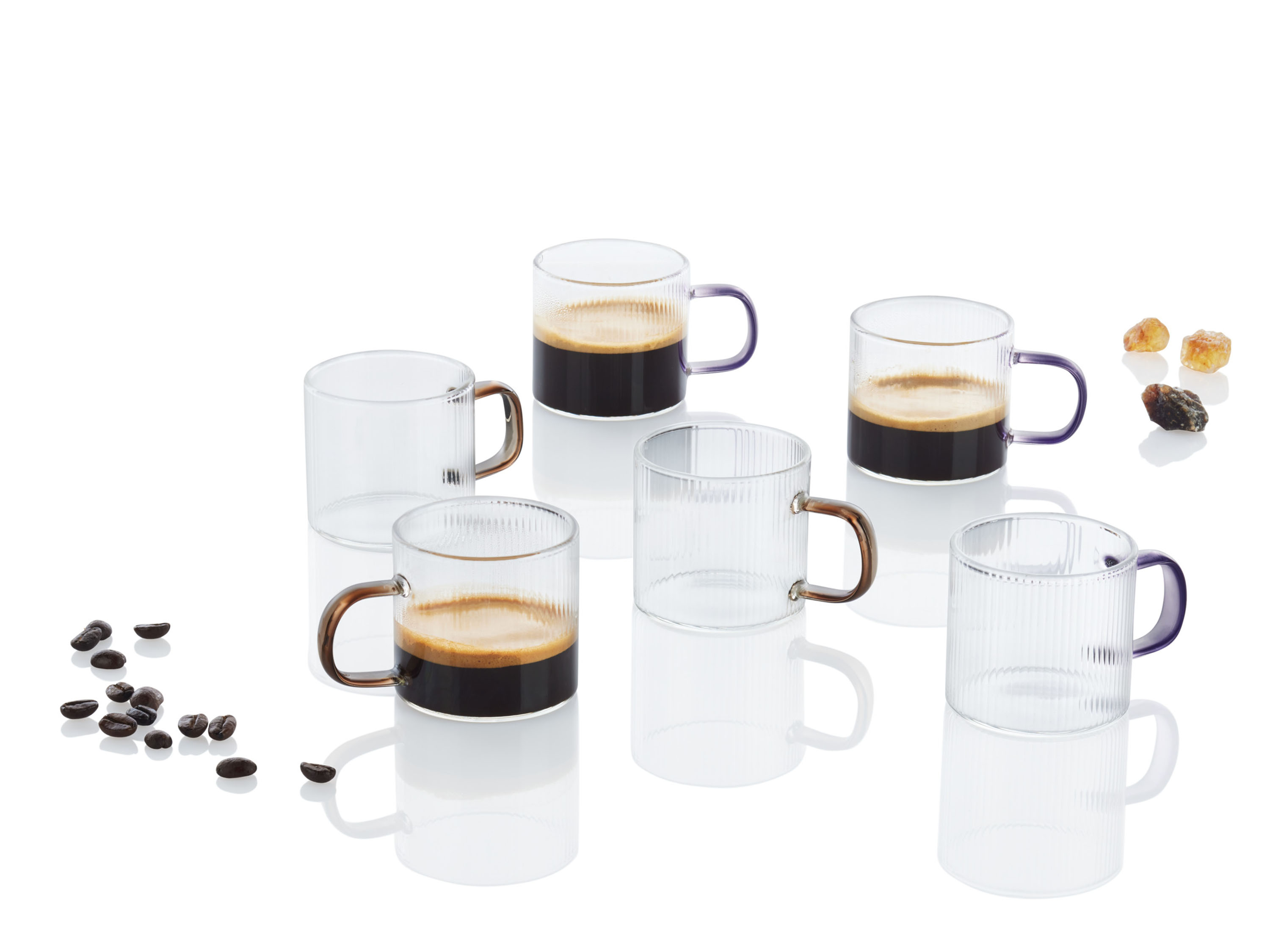Thumbnail - LIVARNO home Tee-Service (Espressobecher, 6er Set)