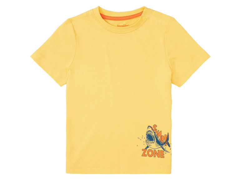 Gehe zu Vollbildansicht: lupilu® Kleinkinder Jungen T-Shirt, 3 Stück, aus reiner Baumwolle - Bild 28