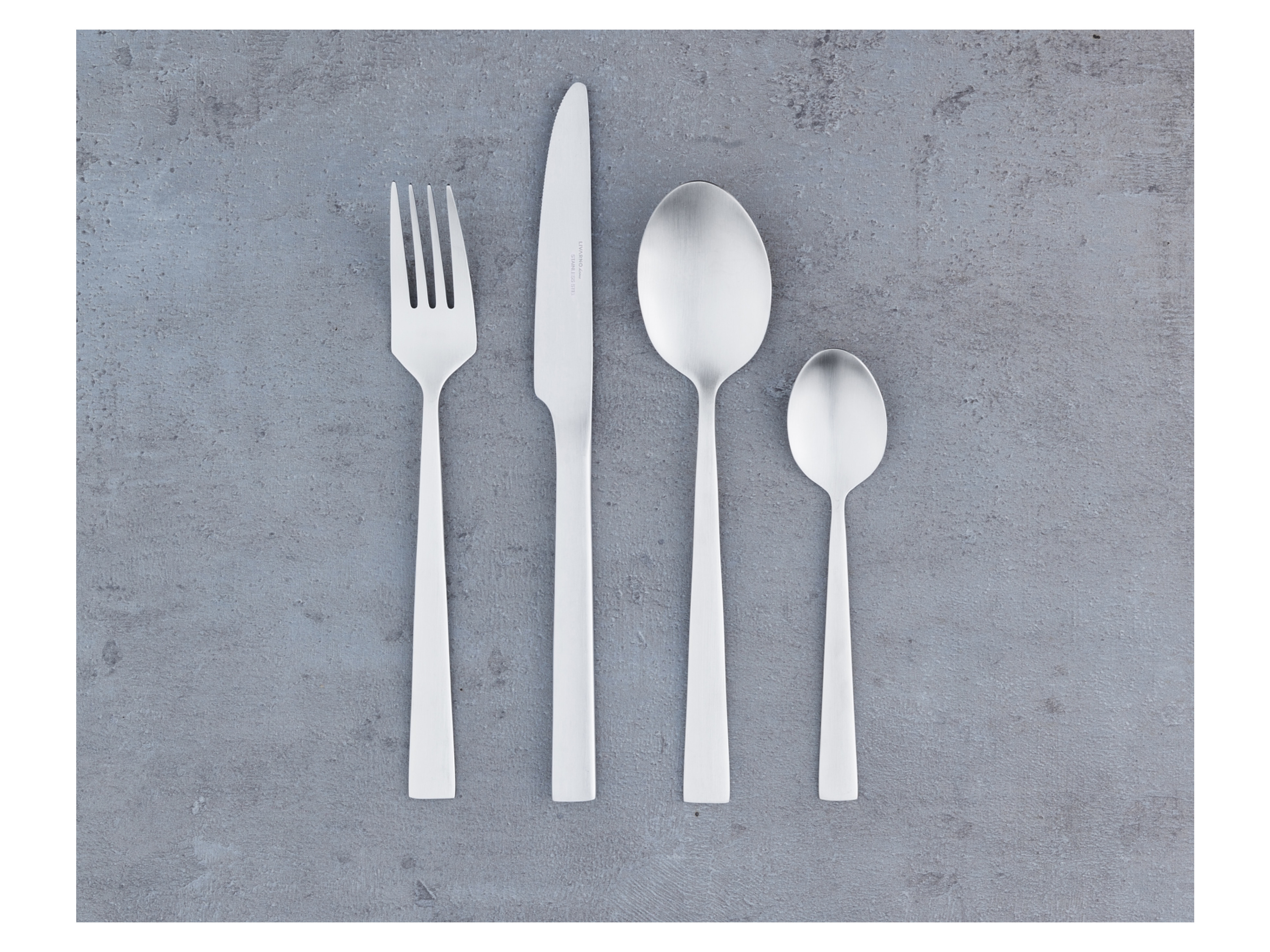 Thumbnail - LIVARNO home Tafelbesteck 24tlg. (matt)