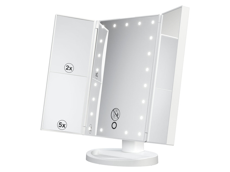 Gehe zu Vollbildansicht: LIVARNO home LED-Kosmetikspiegel »MKSLK 6 A2«, klappbar - Bild 9