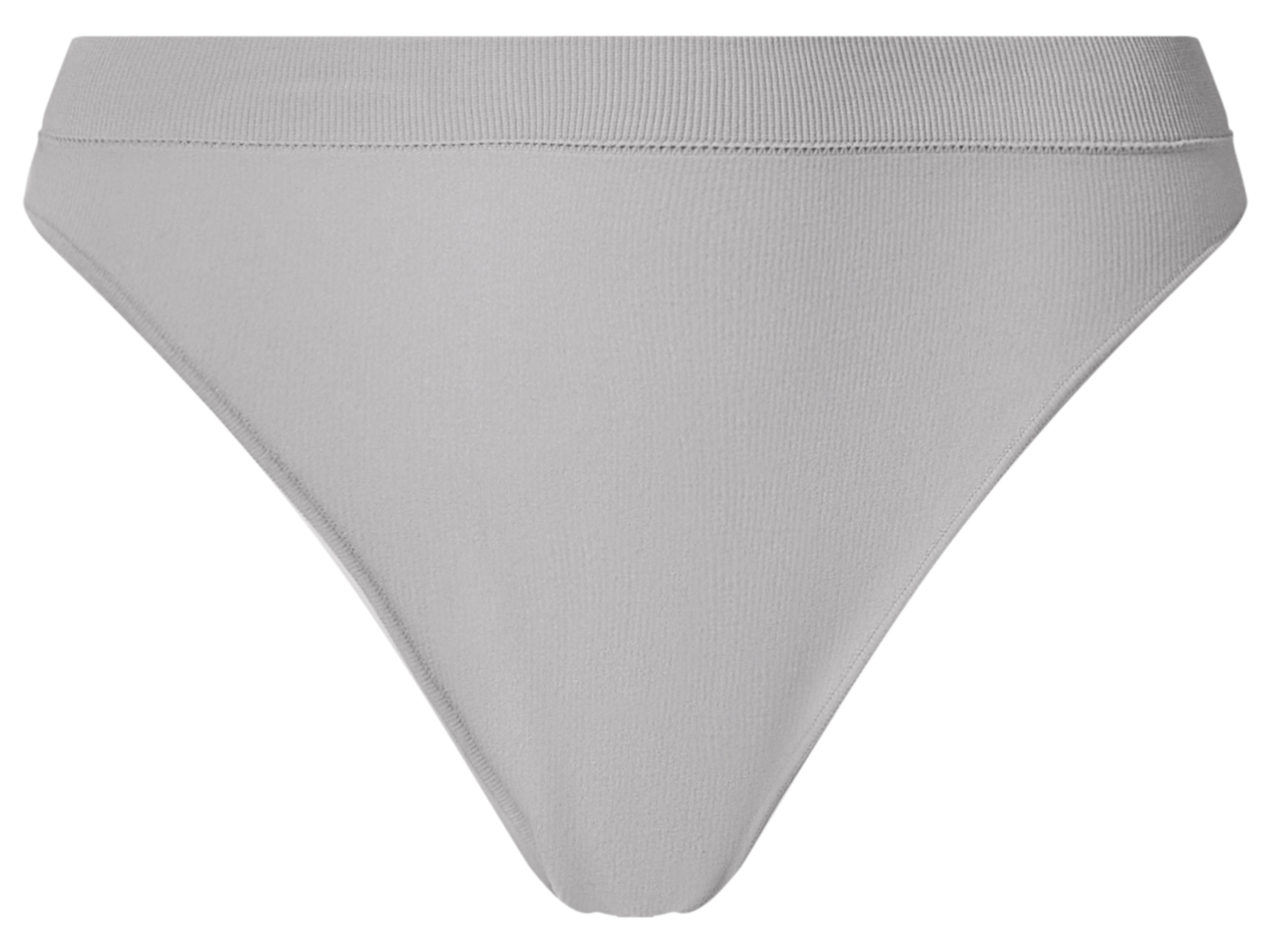 Thumbnail - esmara® Damen String Rippe Seamless 3er (navy/grau/weiß, S(36/38))