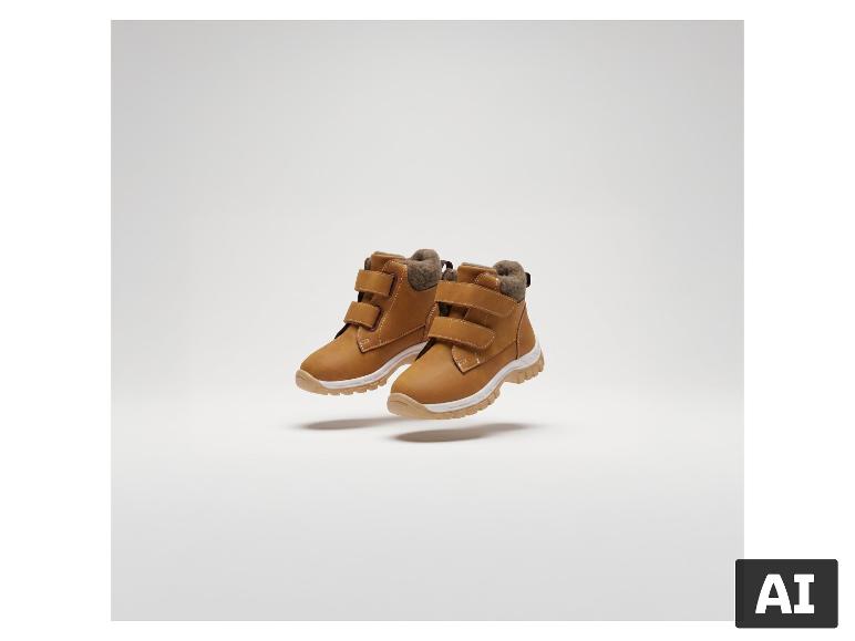 LUPILU® Kinder-Winterstiefel mit Klettverschluss und warmem Futter [KI-generiertes Bild]