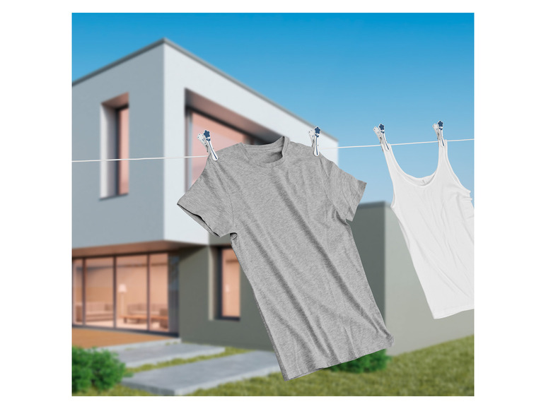 Gehe zu Vollbildansicht: LIVARNO home Wäscheklammern, 20 Stück, mit Softgrip - Bild 8
