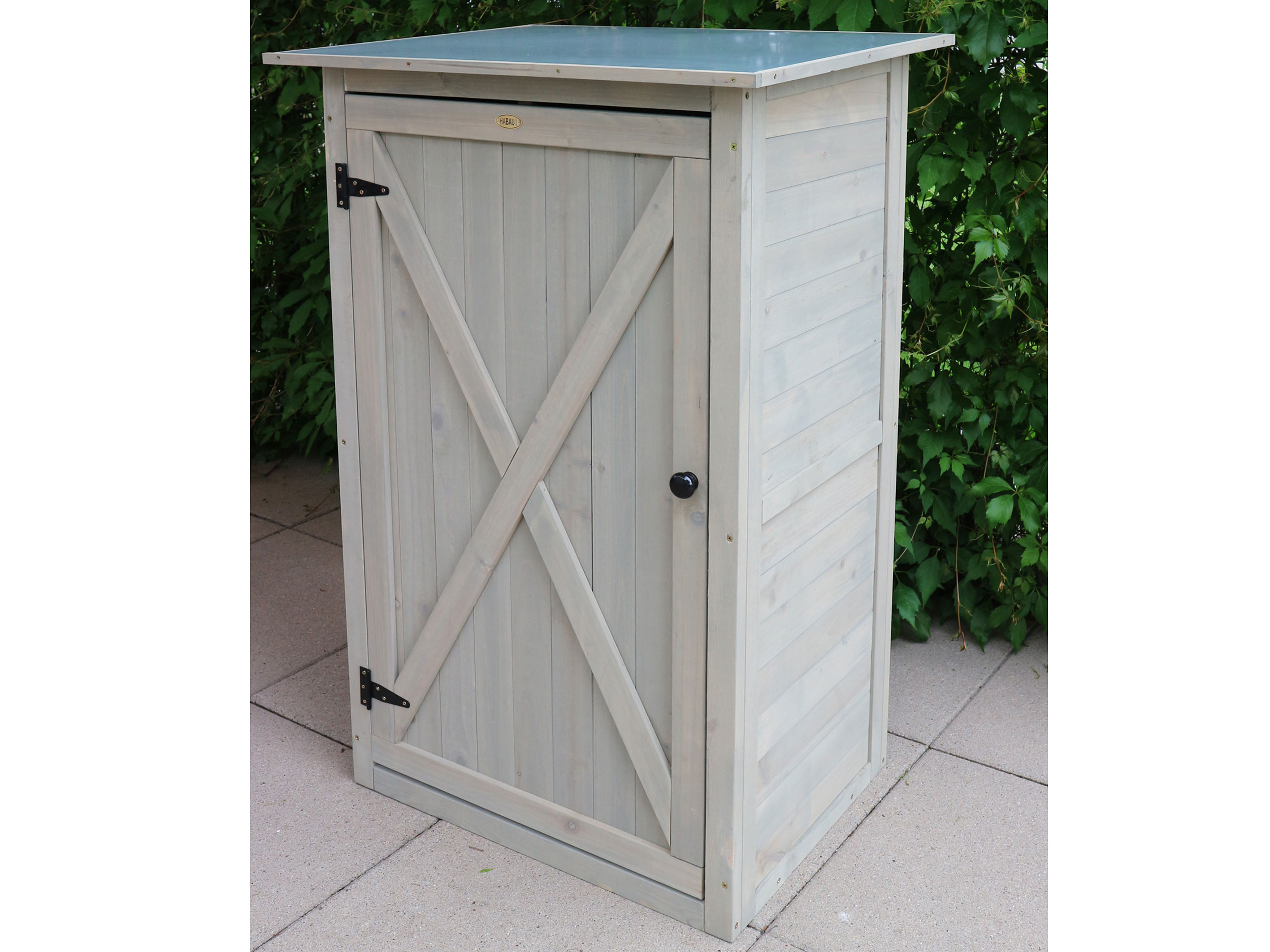 Thumbnail - HABAU Gartenschrank »Benno«,  76 x 56 x 117 cm, grau