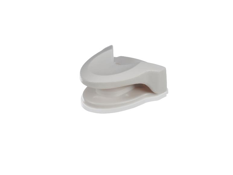 Beige Kunststoffverschluss für Fenster oder Tür.