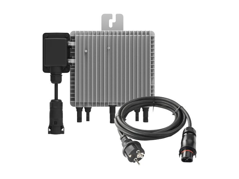 Solarladegerät, Kabel und Stecker.