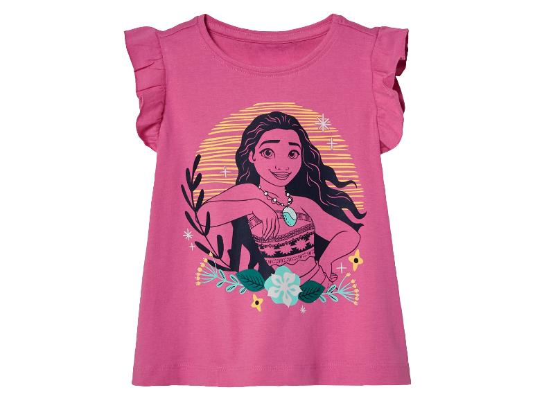 Rosa T-Shirt mit kurzen Ärmeln, Disney Moana.