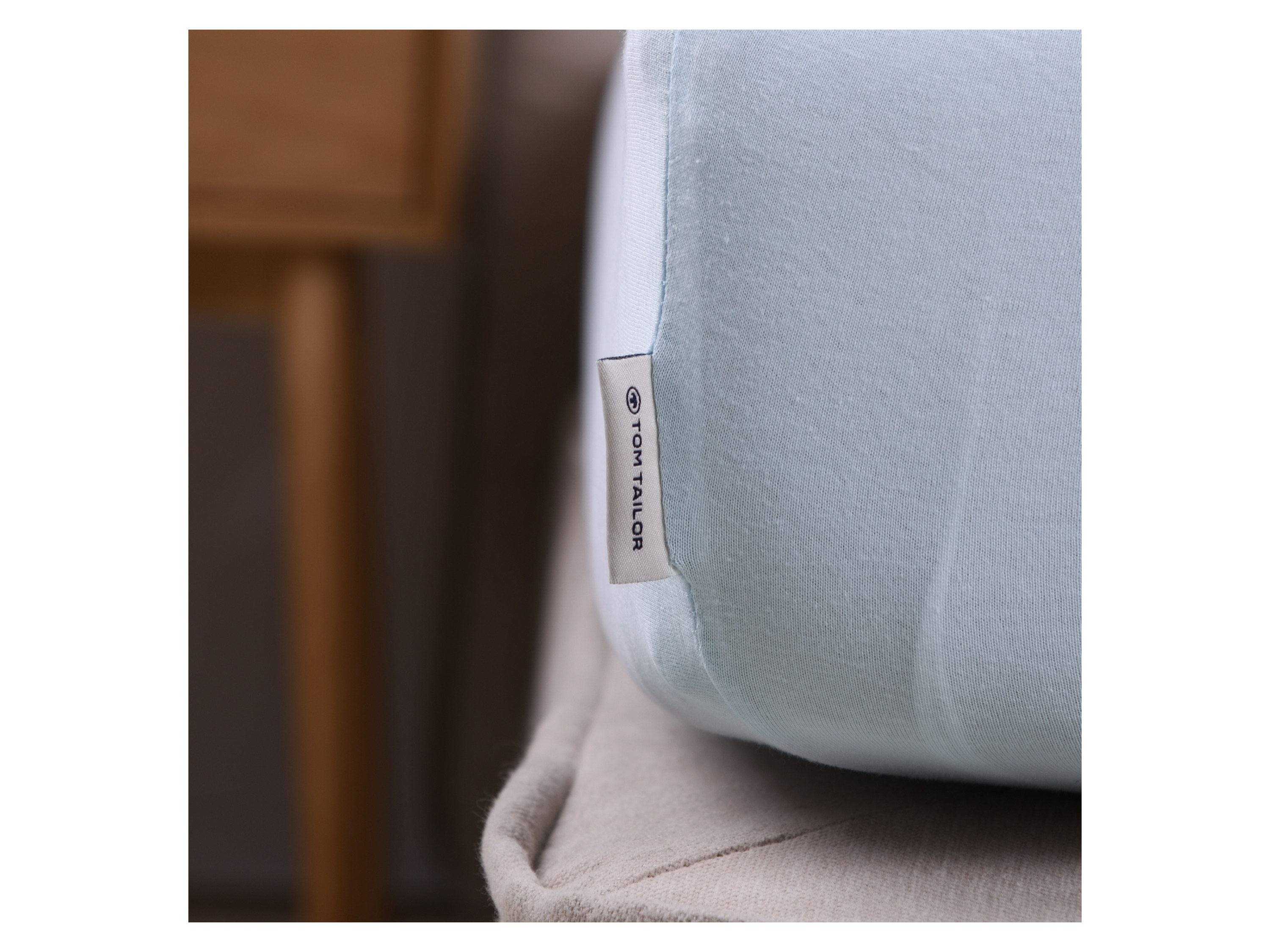 Thumbnail - Tom Tailor Jersey-Spannbettlaken, 90-100 x L 200 cm (Hellblau)