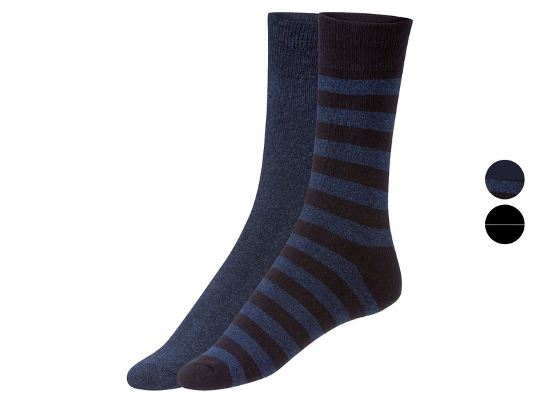 Gehe zu Vollbildansicht: LIVERGY® Herren Socken mit Bio-Baumwolle, 2 Paar - Bild 1