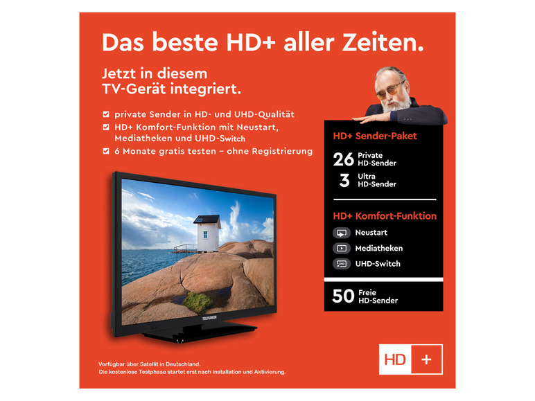 Gehe zu Vollbildansicht: TELEFUNKEN Fernseher »XH24SN550MVD« HD ready Smart TV - Bild 11