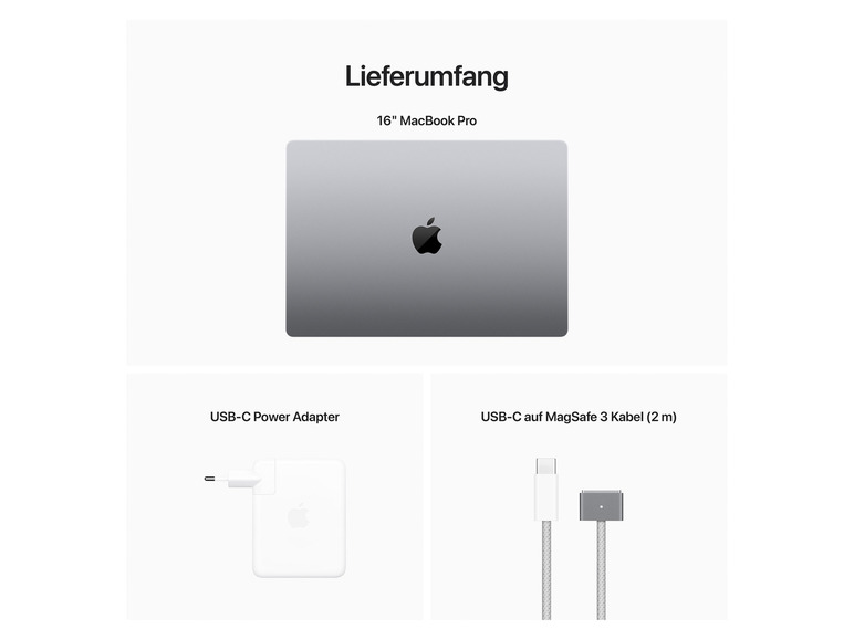 Gehe zu Vollbildansicht: Apple 16" MacBook Pro, M2 Pro mit 12‑Core CPU, 19‑Core GPU, 512GB SSD - Bild 9