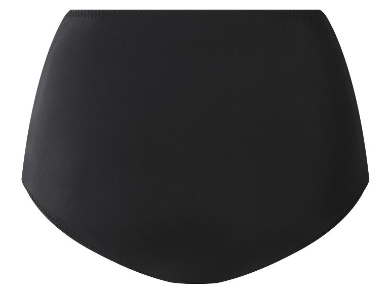 Schwarze High-Waist-Bikinihose