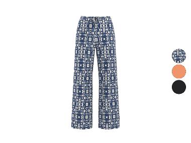 ESMARA® Damen Wide-Leg-Satinhose