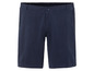 Dunkelblaue Shorts mit Gummizugbund.