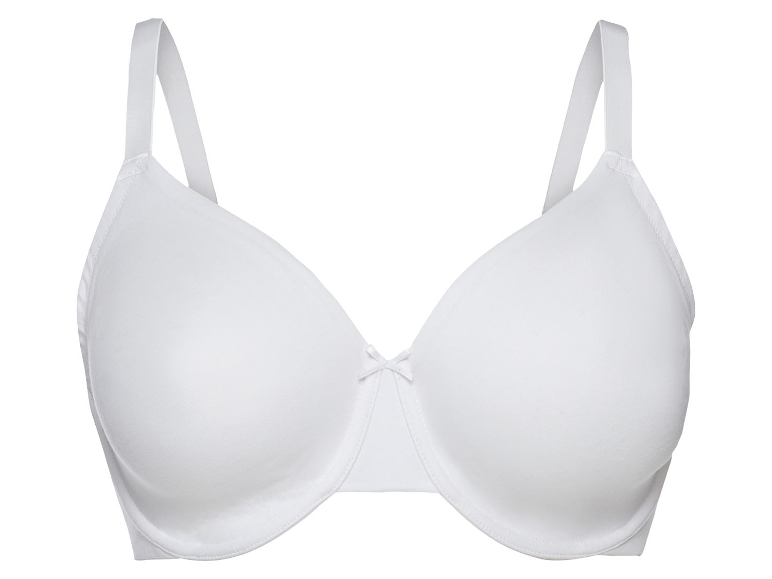 ESMARA® Damen Bügel BH gemouldet 2er (Grau/Weiß, 90D) – Bild 2 von 3