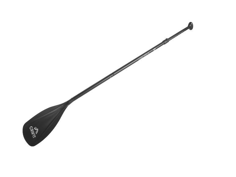 Schwarzes verstellbares Paddel für Stand-Up-Paddling oder Kajakfahren