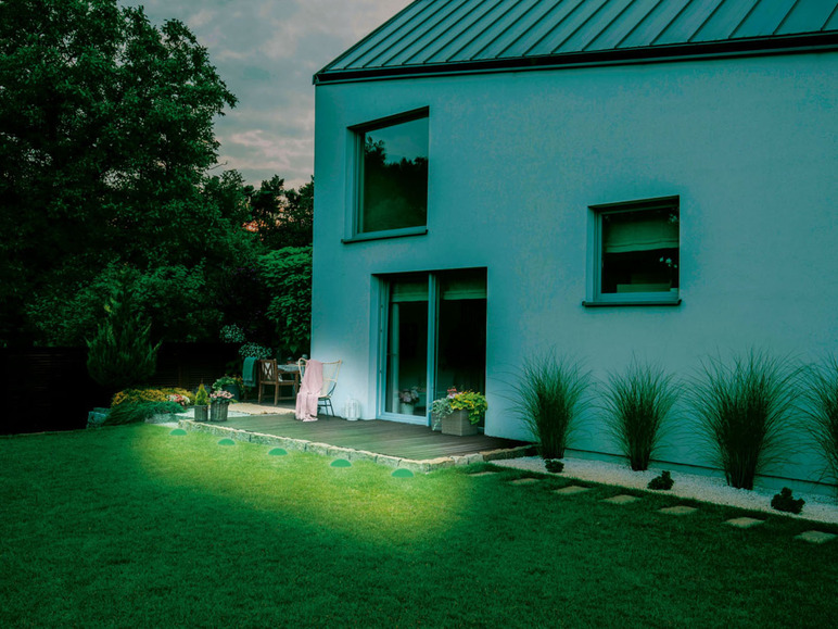 Gehe zu Vollbildansicht: LIVARNO home LED Bodenlichterkette, 5er, dimmbar, Zigbee Smart Home - Bild 11