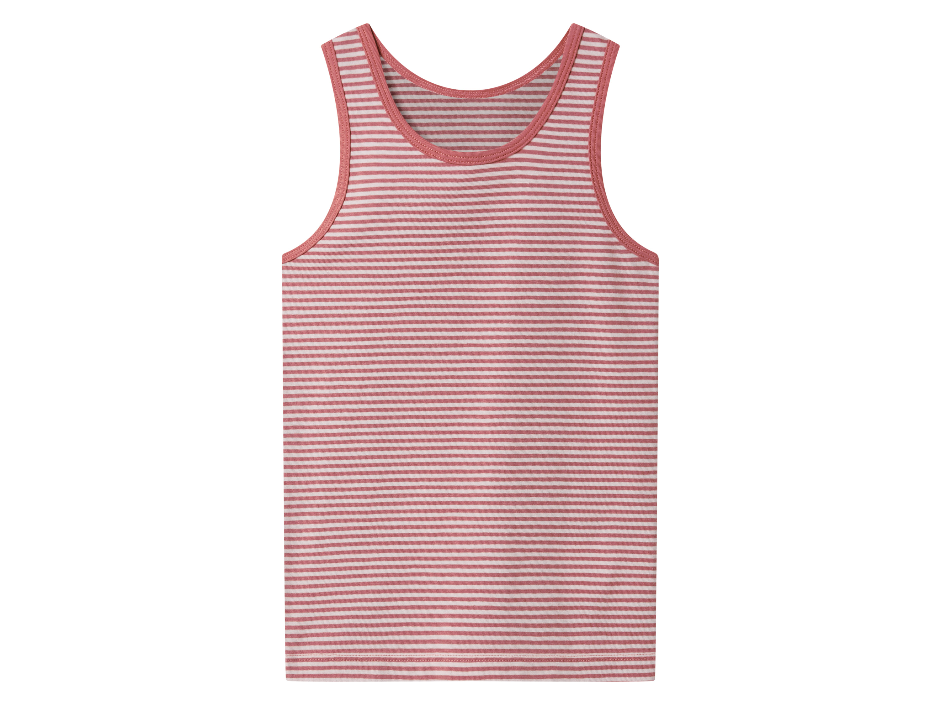 Thumbnail - lupilu® Kleinkinder Mädchen Unterhemd, 2 Stück (Rosa, 122/128)