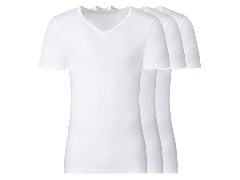 Gehe zu Vollbildansicht: LIVERGY® Herren Feinripp-Unterhemden, 3 Stück, reine Baumwolle - Bild 8