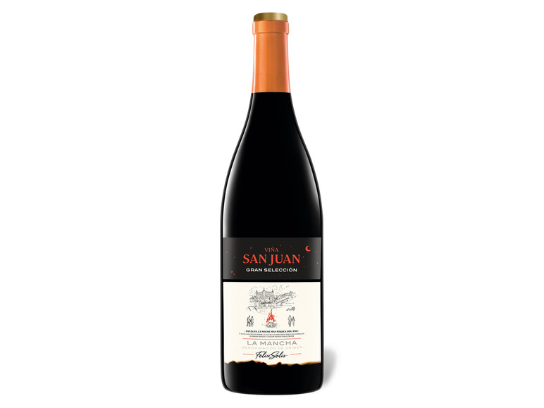 Rotwein San vegan, 2021 Solis Selección La Juan trocken DO Gran Viña Felix Mancha