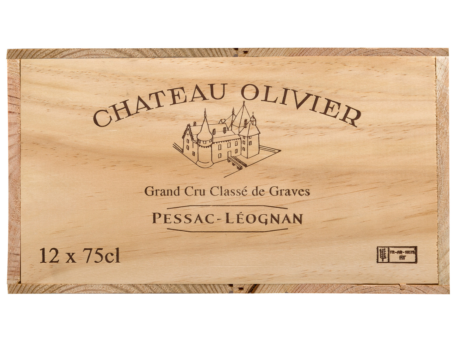 12 x 0,75-l-Flasche Château Olivier Grand Cru Classé P…