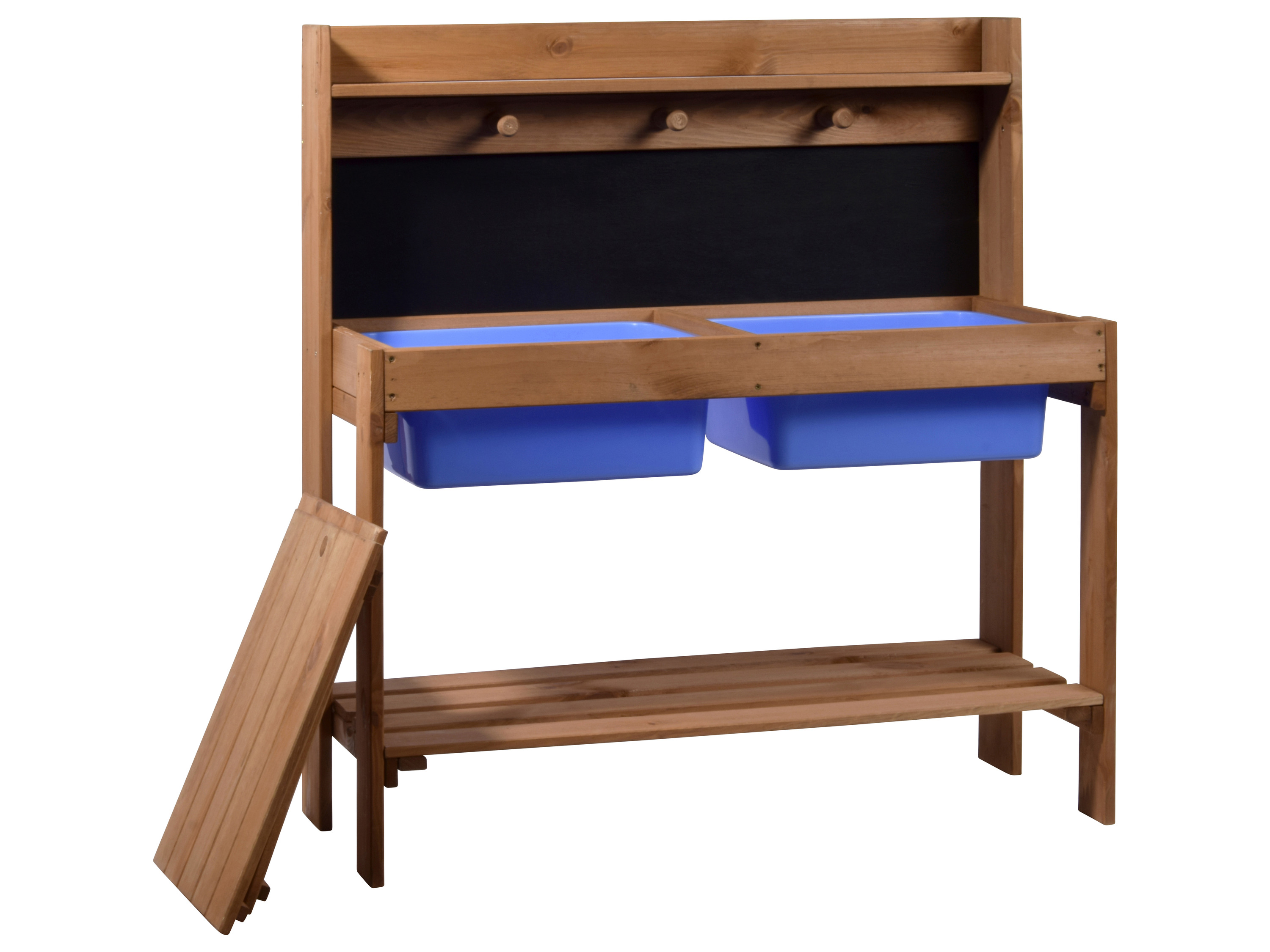 Thumbnail - dobar Matschküche für Kinder, aus Holz, mit Kreidetafel