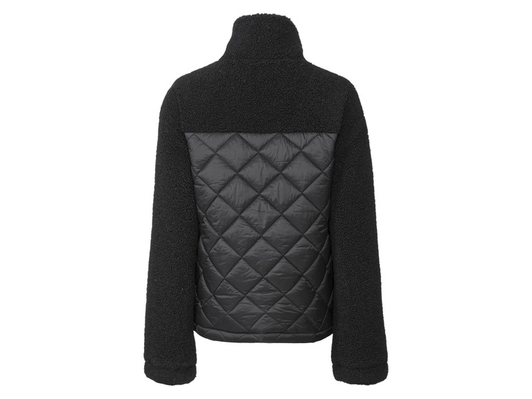 Gehe zu Vollbildansicht: esmara® Damen Sherpa-Jacke mit Stehkragen - Bild 7