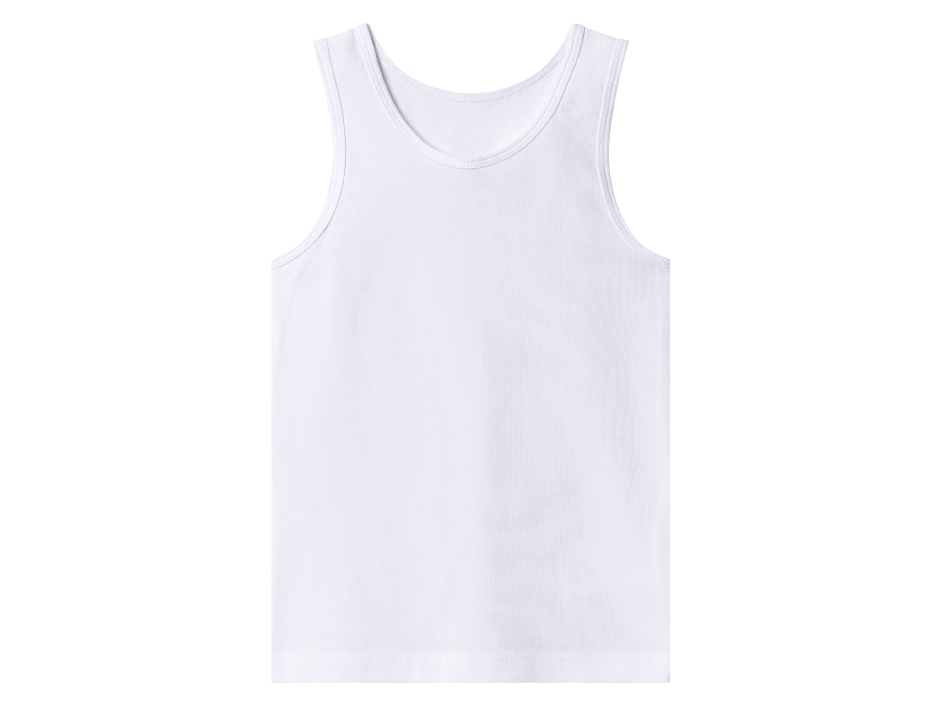 Thumbnail - lupilu® Kleinkinder Mädchen Unterhemd, 5 Stück (Weiß, 122/128)