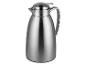 Edelstahl-Thermoskanne in Silberfarbe